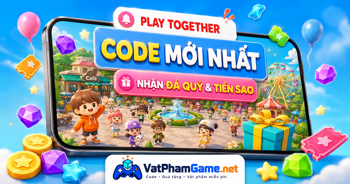 Ảnh minh họa nội dung quà tặng Play Together