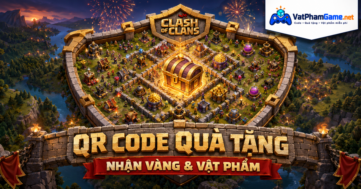 Ảnh minh họa nội dung quà tặng Clash of Clans