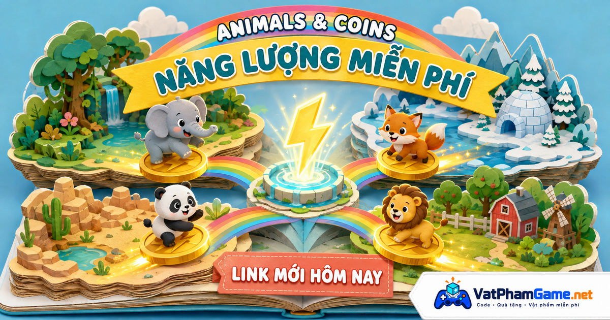 Ảnh minh họa nội dung quà tặng Animals & Coins