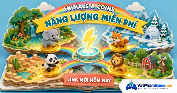 Ảnh minh họa nội dung quà tặng Animals & Coins